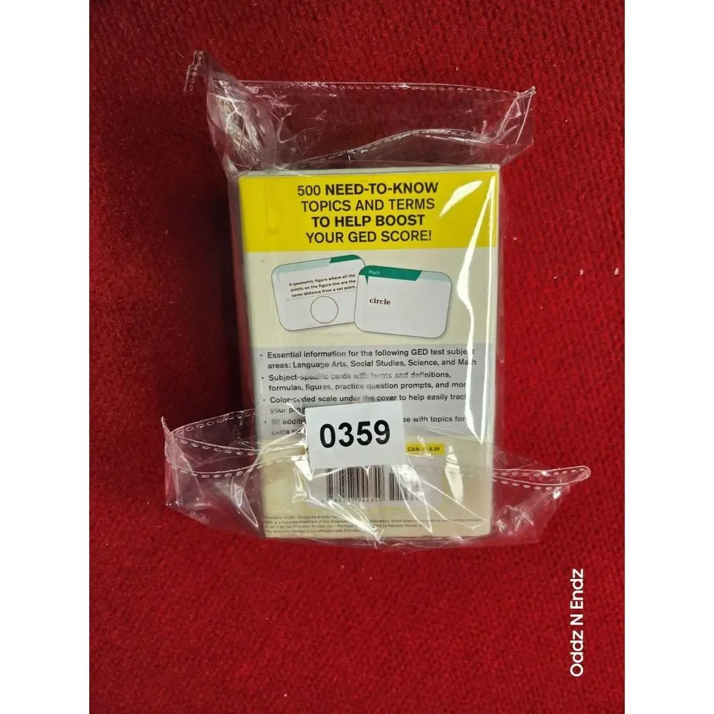 The Princeton Review 500 Essential GED Flashcards - Language Arts Social Studies